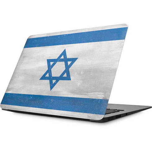 Israel Flag Distressed Apple MacBook Skin
